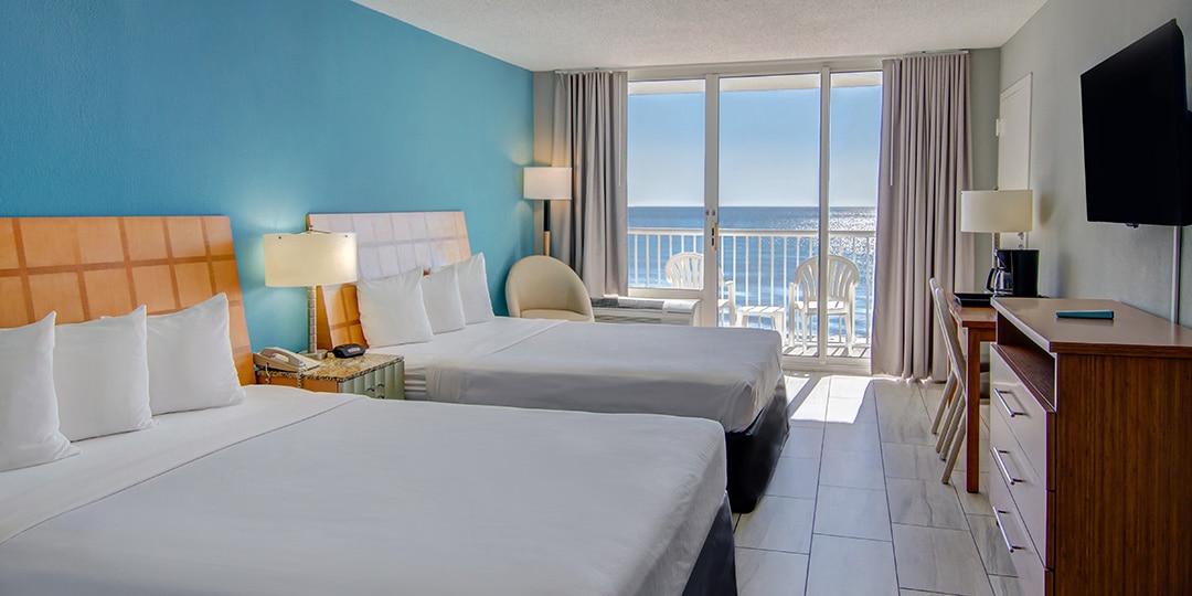 Oceanfront ADA Room sleeps (4)