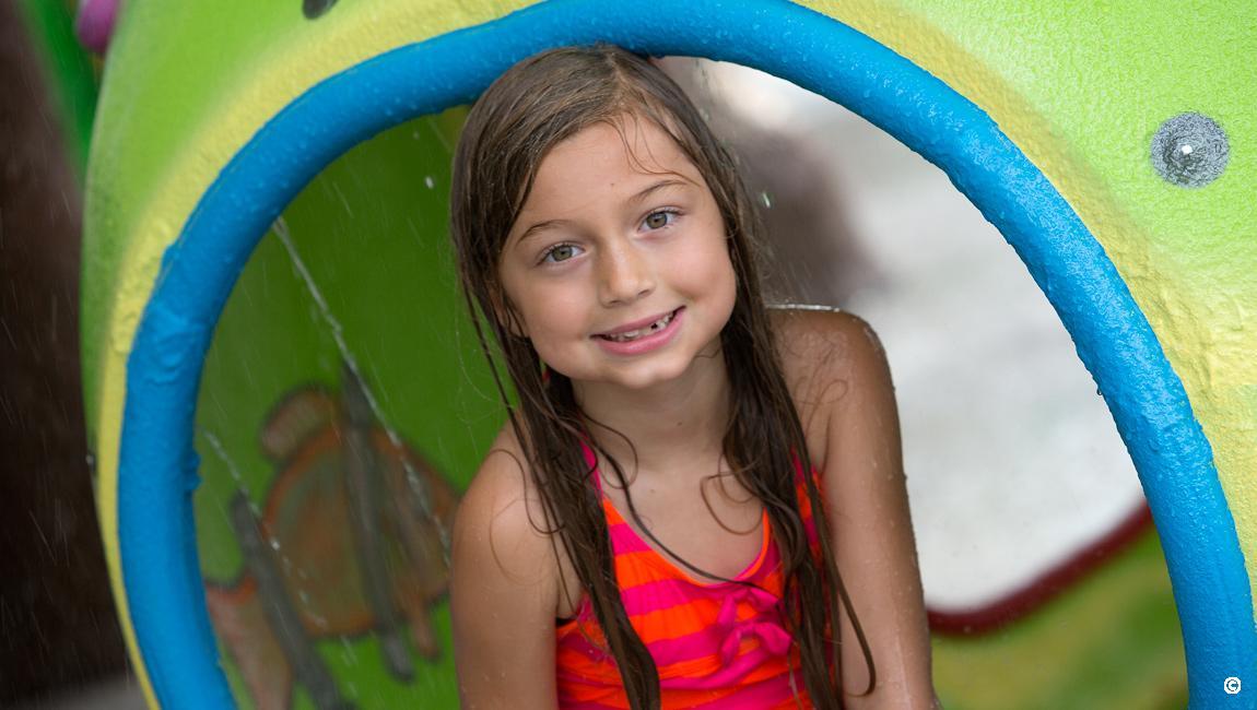 Girl at Waterpark